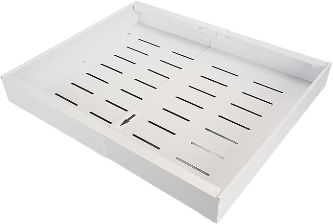 Zerone Cabinet Pull Out Shelf Cabinet Slide Out Organizer Expandable Pull Out Drawer With Adhesive Film, Adjustable Cabinet Pull Out Shelf Expandable Cabinet Slide Out Drawer For Kitchen Bathroom Pan