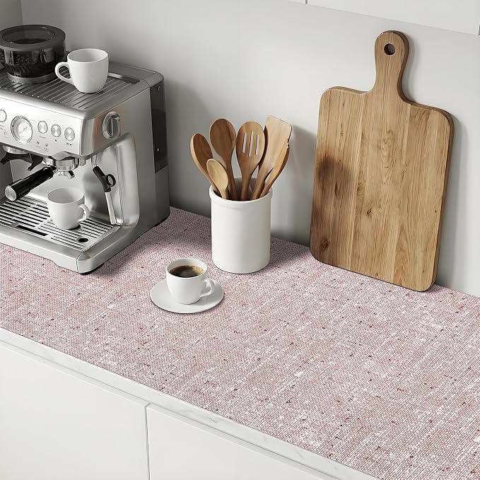 5Rolls*20'' X 72'' Shelf Liners Drawer Liner for Kitchen Cabinet Non Adhesive, Strong Grip Anti Slip Cabinet Liners for Shelves, Oil-Proof Waterproof Cupboard Liner