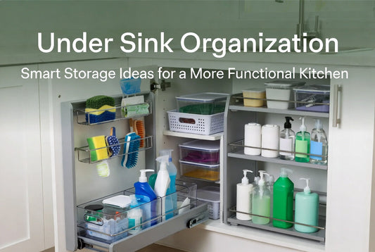 Under sink organization ideas for a more functional kitchen
