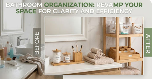 Bathroom organizer for a cleaner and more functional space