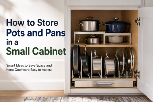 How to Store Pots and Pans in a Small Cabinet