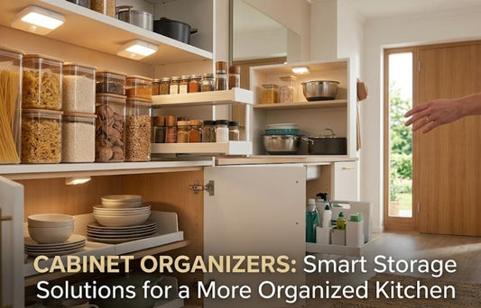 Smart cabinet organizer solutions for a more organized kitchen