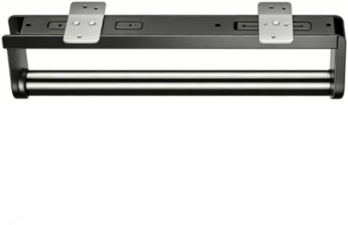 Pull Out Closet Rod, No Drill Pull Out Trouser Hanger, Telescopic Sliding Track Wardrobe Clothing Rail Closet Organizer Rack Pants and Coat Size 17.7x1.49x3 Inch