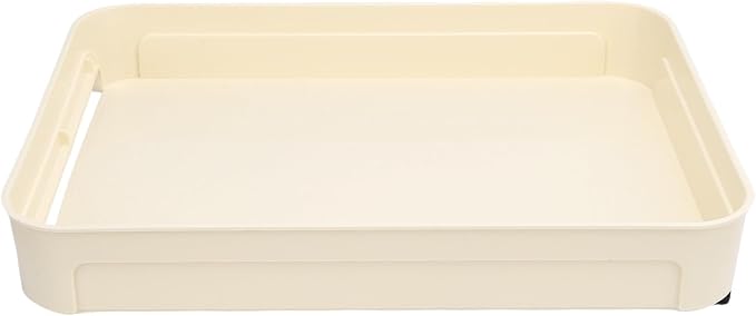 Pull Out Cabinet Organizer No Drill Slide Out Drawer Under Sink Storage Tray with Sliding Rail for Kitchen Bathroom Durable PP Material 42.5x30.5x7.5cm