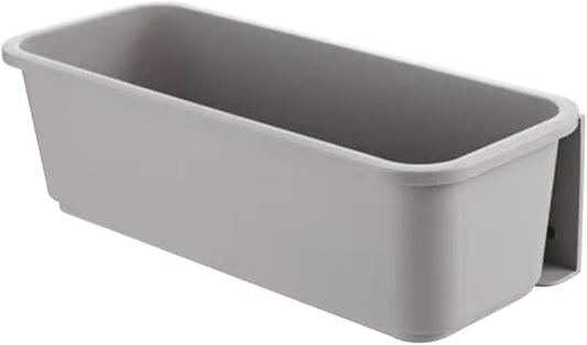 Shelf Pull out Drawer Storage Organizer for Kitchen Cabinets Gray Wall-mounted No-drill Storage Box Sliding Drawer Space-saving Kitchen Pantry and Sink