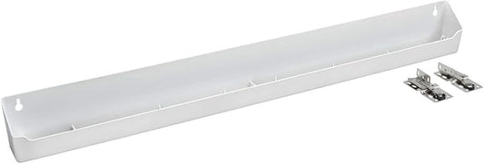 Rev-A-Shelf 30" Plastic Tip-Out Tray Organizer for Sink Base Cabinets, Home Kitchen and Bathroom Organization, Min Opening Width of 32.75", White, LD-6591-30-11-1