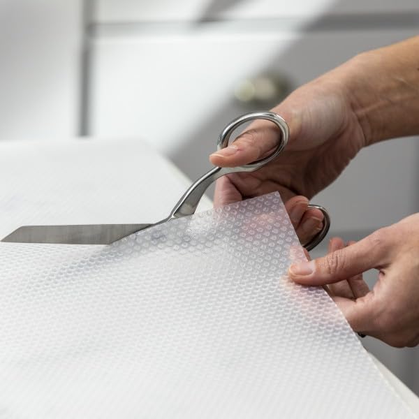 Duck Brand Clear Classic EasyLiner Shelf Liner, Non-Adhesive, Clear, 20 Inches x 24 Feet, 2 Rolls