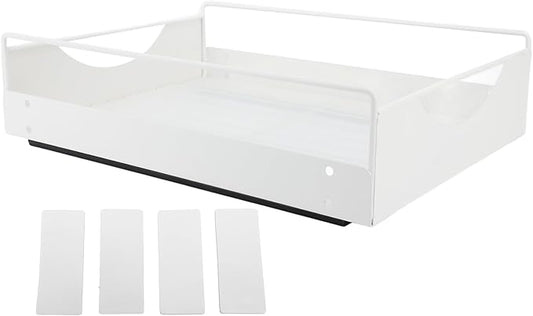 Pull Out Cabinet Organizer Smooth Sliding Silent Pantry Shelves Bathroom Wardrobe (L)