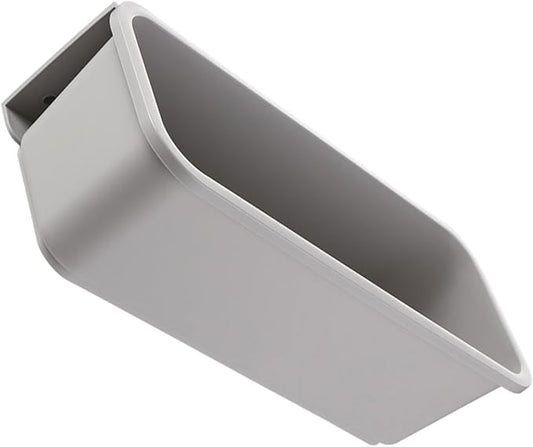 PRETYZOOM Cabinet Pull Out Storage Organizer for Shelf Drawer No Drill Installation Grey Plastic for Pantry and Cabinet