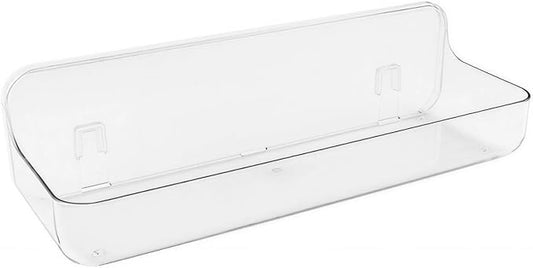 No-Drill Acrylic Shower Caddy – Wall Mounted Bathroom Shelf with Drain Holes, Strong Adhesive, Large Capacity for Shower, Kitchen, RV – Sandra Series