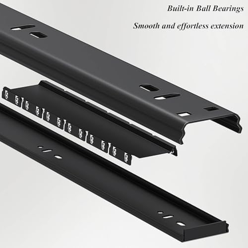 Under Sink Organizer 2 Pack - Expandable Pull-Out Sliding Drawers for Bathroom & Kitchen, Adjustable Length Multi-Purpose Roll-Out Shelf for Efficient Storage Solutions