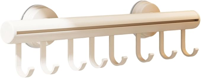 Vertical Space Saving Pull Out Suction Cup Clothes Hanger for Wardrobes Organization Without Drilling Modern Styles Strong Suction