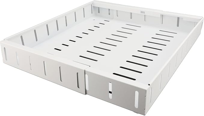 Focket Expandable Pull Out Drawers For Cabinets, Heavy Duty Slide Out No Drill Adjustable Drawers With Adhesive Tape And Dividers For Kitchen Pantry Bathroom Storage