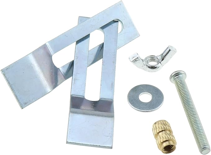 DGZZI 4PCS Undercounter Basin Clip Undermount Sink Mounting Bracket Kitchen Bathroom Washbasin Undercounter Mounting Screw Accessories