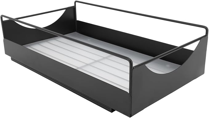 Pull Out Shelves Easy Installation Sliding Drawer Storage Shelves for Cabinets Pantry (Medium: Approx. 17.6x16.2x10cm / 6.93x6.38x3.94in)