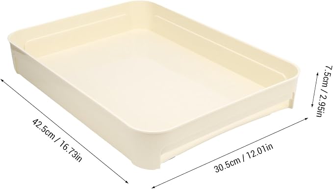 Pull Out Cabinet Organizer, Slide Out Drawer with Sliding Rail, Three Section Guide Rail, Smooth Sliding, No Drill Pull Out Drawer for Kitchen Bathroom
