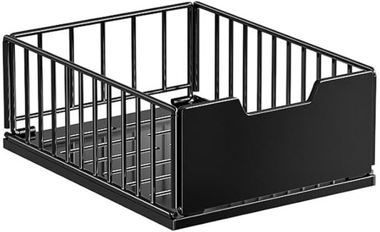 GarveeHome Pull Out Cabinet Organizer, No Drill Slide Out Drawers for Kitchen Cabinets, Metal Pantry Pull Out Shelves, Kitchen Cabinet Organizer, Pull Out Home Organizers