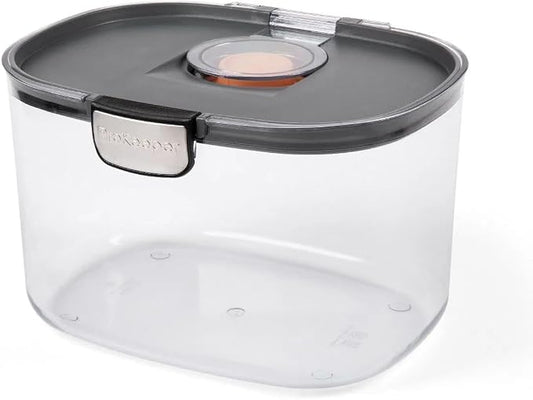 Progressive ProKeeper International Airtight Food Storage Container with Terracotta Disk for Freshness, Stackable & Dishwasher Safe, Ideal for Cookies, Baked Goods, & More, 5 Quart