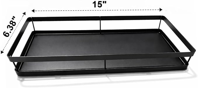 Pull Out Cabinet Organizer, Pull Out Drawers for Cabinets, No Drill Adhesive Slide Out Drawer, Kitchen Cabinet Organizer, Under Sink Organizer, Cabinet Pull Out Shelf, Heavy Duty Metal Basket