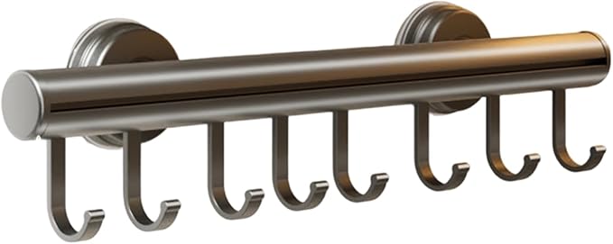 Suction Cup Mounted Drillless Pull Out Clothing Hanger for Home Wardrobes Storage Organizers Space Saving Design