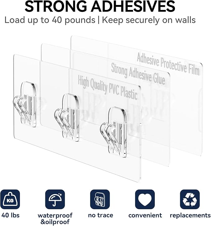 YASONIC Shower Caddy, 6 Pack Large Capacity Bath Organizer with Soap Holder and 12 Hooks, Rustproof Shower Shelves for Inside Shower, No Drilling&Sleek Bathroom Organizers and Storage Gold