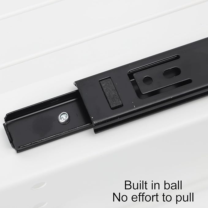 Pull Out Shelves Easy Installation Sliding Drawer Storage Shelves for Cabinets Pantry (L)