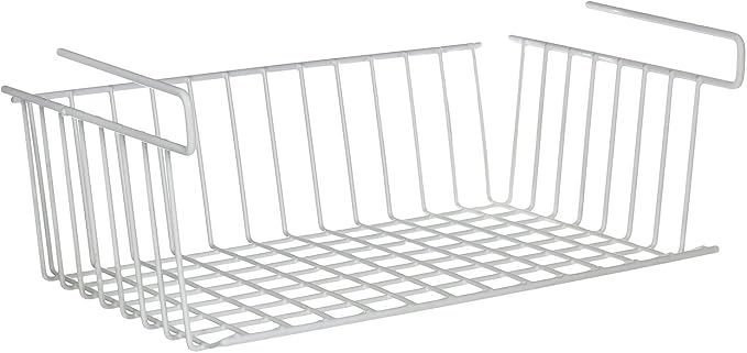 Better Houseware 18740 Undershelf Basket, White