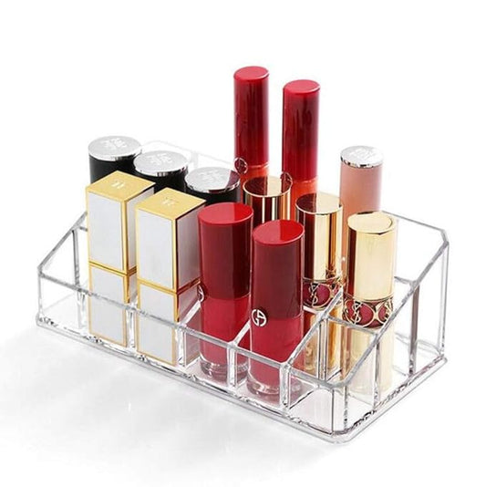 Weiai Lipstick Holder Lipgloss Organizer 18 Slot Makeup Cosmetics Storage Display