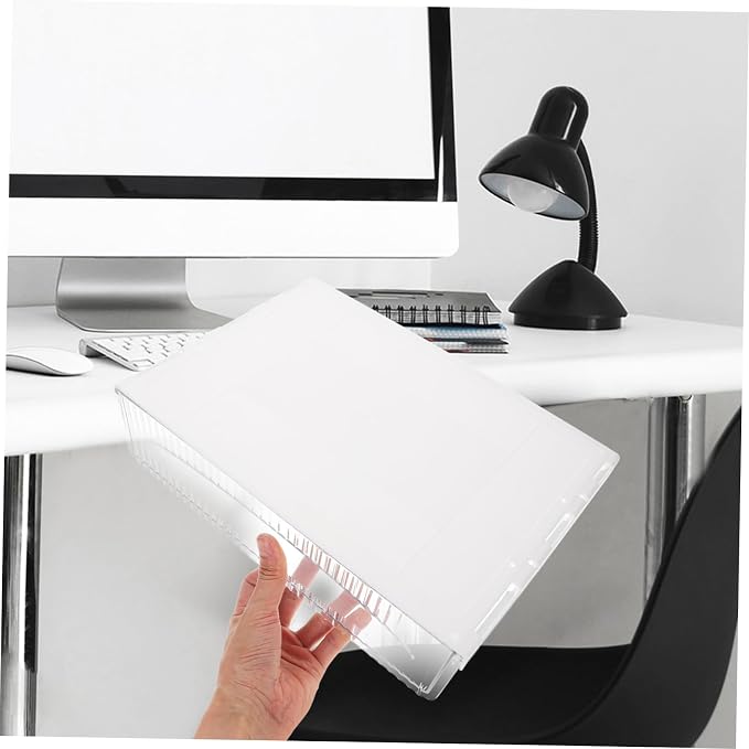 Uonlytech Desk Drawer Organizer Box Hidden Storage Solution for Office Supplies No Drill Pull-Out Design for Home and Office Use