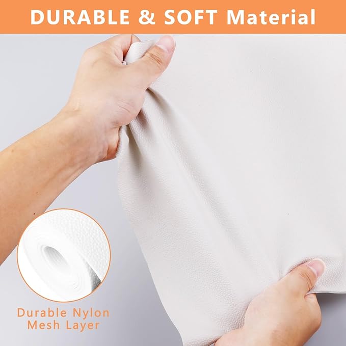 WochiTV Shelf Liner for Cabinets, Drawer 11.8 x 354 inches, Non Adhesive Non Slip Foam Mat for Kitchen, Pantry, Bathroom, Cupboard, Garage, Closet, Shelves, Drawer, Tool Box, White