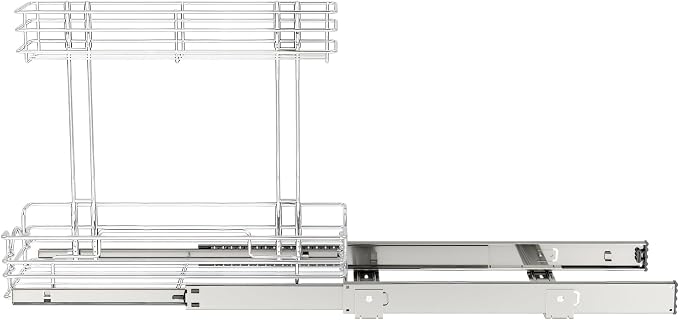 REV-A-SHELF Two-Tier Undersink Steel Wire Pullout Organizer