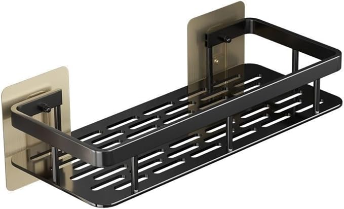 No-Drill Bathroom Storage Rack, Thickened Plastic Reinforced Bathroom Organizer