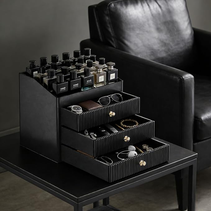 Mens Organizer,Perfume Organizer,Cologne Stand,Cologne Shelf,Perfume Stand,Bathroom Countertop Storage,Shelf for Bathroom Counter,Mens Dresser,Men Bedroom,Birthday Gifts for Men