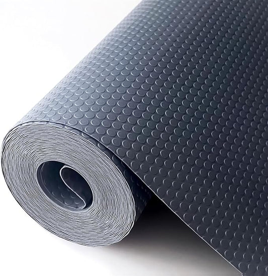 Shelf Liners 24 inch x 20 ft Kitchen Cabinets Liner Non-Stick Drawer Mats EVA Protector Shelving Cupboard Lining (Gray, 24 inch x 20 ft)
