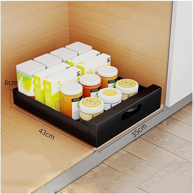 Pull Out Drawers for Cabinets Pull Out Cabinet Organizer Expandable Drawer Pull Out Drawer Kitchen Organizer Kitchen Cabinet No Drilling and Nailing Required Pull Slide Out Drawer
