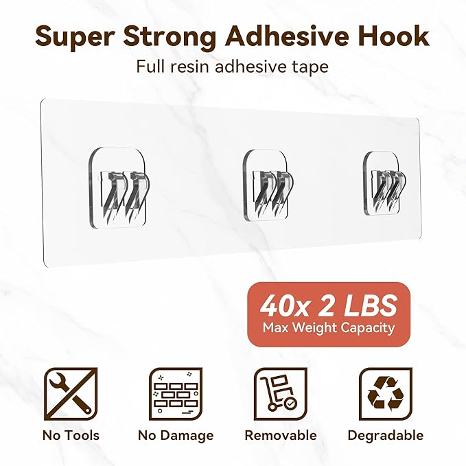 YASONIC Shower Caddy Adhesive, 100% Rustproof Shower Organizer, Large Capacity Shower Shelves for Inside Shower, No Drill Shower Storage for Home (2 Pack Silver)