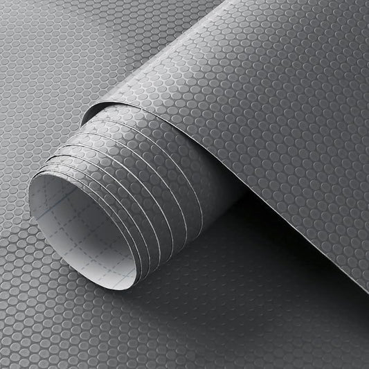 WochiTV Adhesive Shelf Liner 23.6 X 120 Inches Peel and Stick Kitchen Liner for Cabinets, Drawers Removable Protector Mat Waterproof Contact Covering for Dresser Pantry Countertops Shelves, Gray