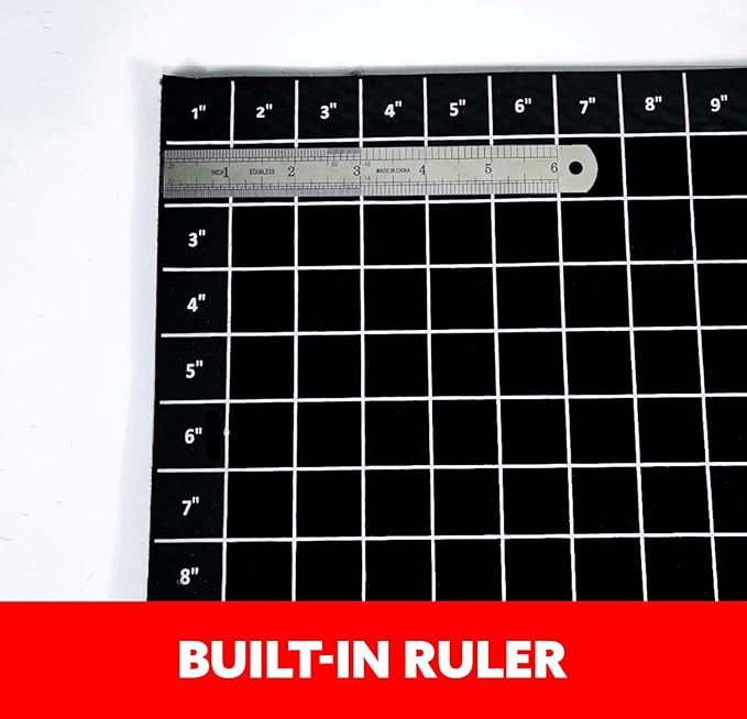 GridMat® Under Sink Mat Cabinet Liner, Precision Custom Fit with Exclusive GridMat® Cutting System, Waterproof, Premium Thick, Ultimate Absorption, Kitchen Bathroom Laundry (Charcoal, 24x34 Inches)