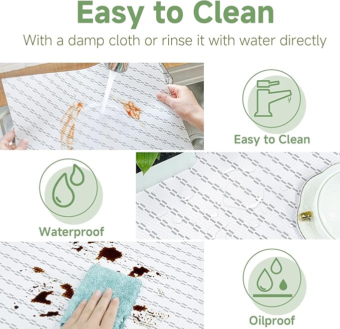 Shelf Liners 19 inch x 20 ft Shelf Liners for Kitchen cabinets nonstick Shelf Lining Drawer Mats EVA Protector for Cupboard (White Diagonal Stripes,19 inch x 20 ft)