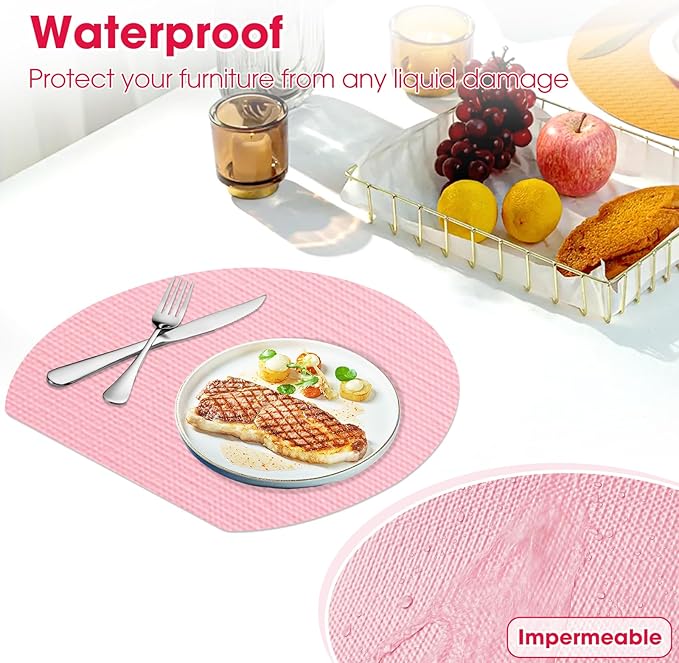 Drawer and Shelf Liner, Non-Slip Kitchen Cabinet Liners Non-Adhesive Thick Strong Grip Waterproof Washable Mats Protect Dresser Shelves Cupboard Bathroom Cabinets, Pink, 18 in X 20 FT