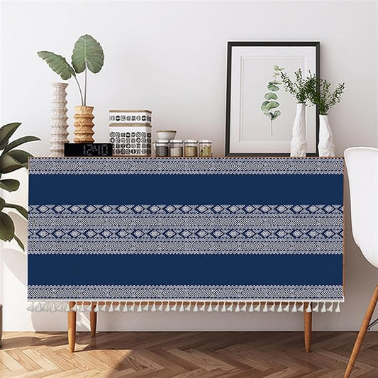 Kitchen Curtain Under The Sink Privacy Dust Proof Cabinet Curtains Short Curtains for Kitchen Waredore Laundry Room Navy Blue, 31.5" W x 23.6" L (Pack of 1)