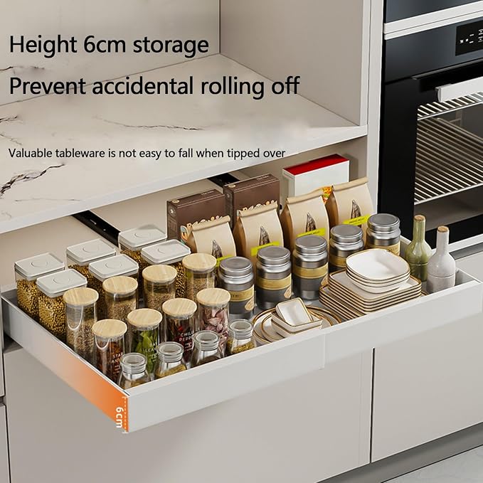 Pull Out Drawers for Cabinets Pull Out Cabinet Organizer Pull Out Drawers Storage Shelves for Kitchen Cabinets Adjustable Width Pull Out Drawer No Drilling and NAI