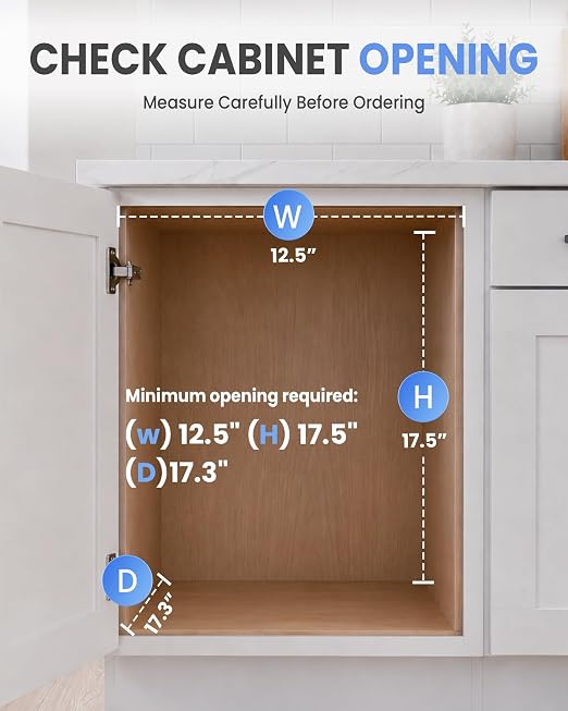 Pull Out Trash Can Cabinet Organizer, Stainless Steel Trash Can Slider for Kitchen Cabinet, Under Sink Slide Out Trash Can Rack for 7-11 Gallon Bins, Silver, Bin Not Included