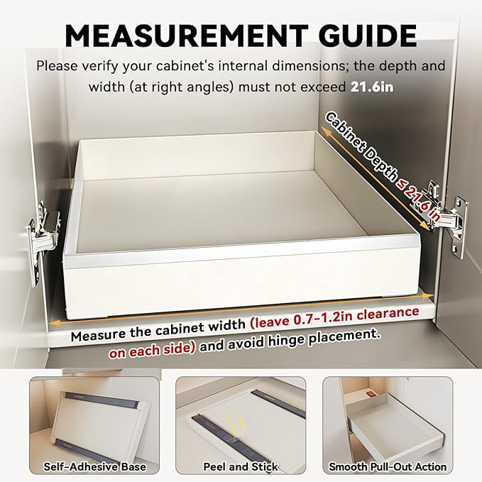 Blind Corner Cabinet Pull Out Organizer, Slide Out Kitchen Cabinet Organizer, Space Aluminum Pullout Shelves for Corner Cabinet, Under Sink Pull Out Storage for Pots and Pans