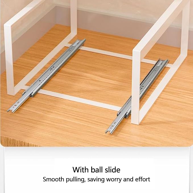 Pull Out Drawers for Cabinets Expandable Drawer Slide Out Cabinet Organizer Kitchen Extendable Drawers Storage Shelves for Kitchen Cabinets Extendable Pull Out Drawer