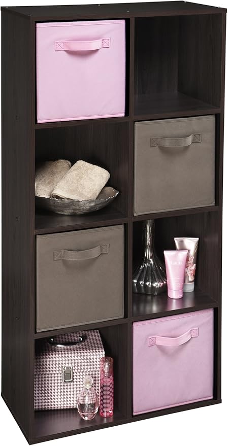 ClosetMaid 1468 Cubeicals Fabric Drawers, Pink, 2-Pack