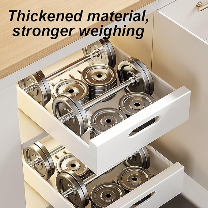 Slide Out Drawer Storage Shelves For Cupboard Cabinet,Extendable Sliding Drawer,No Need Drill and Nailing,for Pantry and Bathroom Vanity,with Adhesive Nano Film. (Color : Black, Size : 40 * 43 * 7cm)