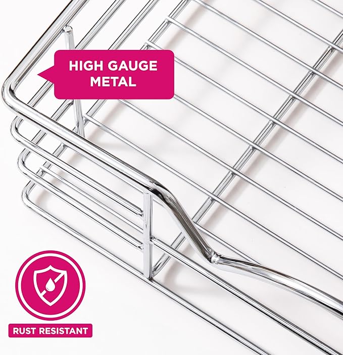 HOLDN’ STORAGE Pull Out Cabinet Organizer, Slide Out Drawer for Kitchen Cabinets & Pantry, Roll Out Shelf for Pots, Pans & Under Sink Storage, Heavy-Duty Full-Extension, 22"W x 21"D x 5"H