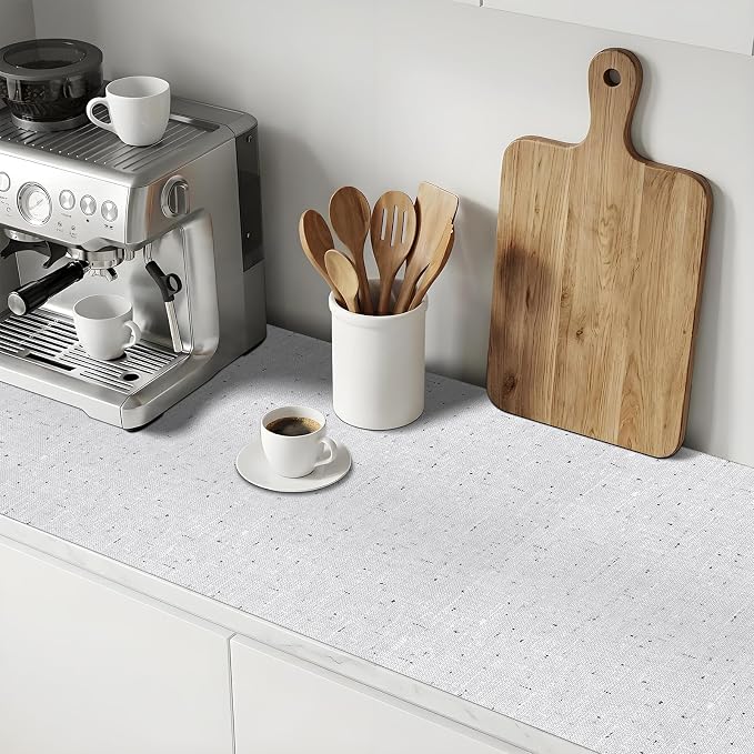 Shelf Liner 5Rolls*12'' X 120'' Drawer Liners Shelf Liners for Kitchen Cabinets Non Adhesive, Strong Grip Anti Slip Cabinet Liners for Shelves, Oil-Proof Waterproof Cupboard Liner