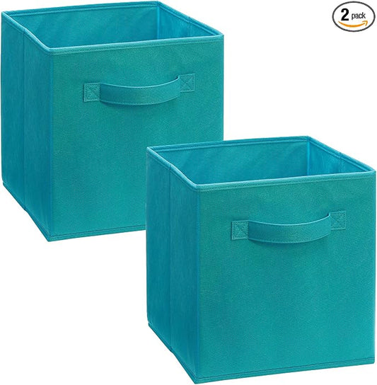 ClosetMaid 11530 Cubeicals Fabric Drawer, Ocean Blue, 2-Pack